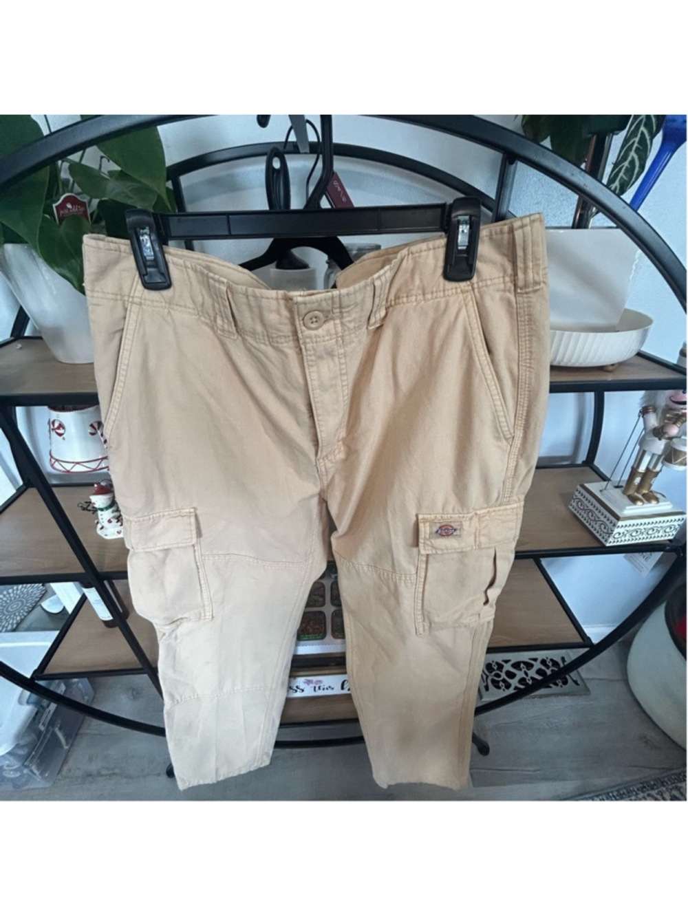 Dickies Beige Casual Pants womans cargo